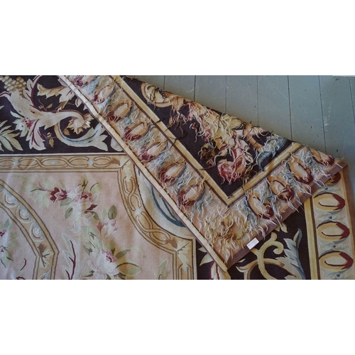 329 - LARGE AUBUSSON CARPET