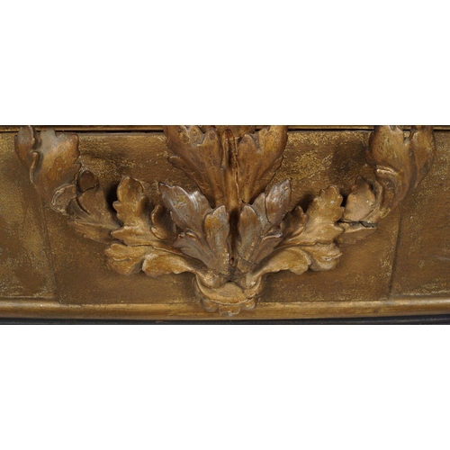 331 - REGENCY GILT FRAMED OVERMANTLE MIRROR