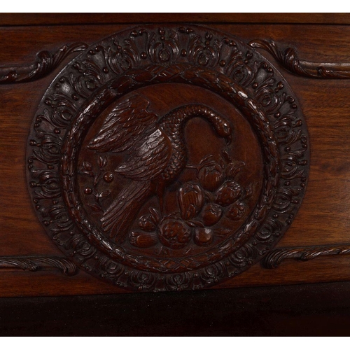 419 - LATE 19TH-CENTURY DUBLIN BREAKFRONT SIDEBOARD