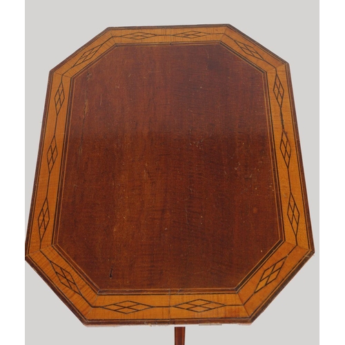 513 - REGENCY PERIOD MAHOGANY & INLAID TABLE