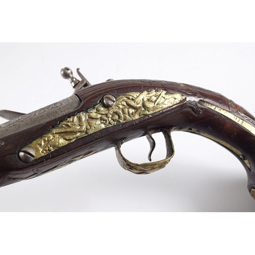 52 - PAIR 18TH-CENTURY OTTOMAN FLINTLOCK PISTOLS