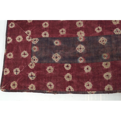 183 - 19TH-CENTURY TIBETAN BLANKET SADDLE