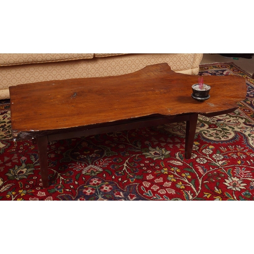 209 - LARGE FOLK ART COFFEE TABLE