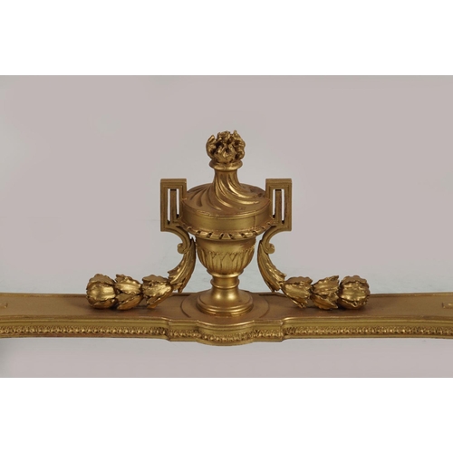 303 - LARGE 19TH-CENTURY GILT CONSOLE TABLE