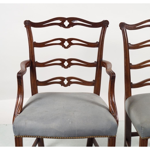 315 - SET OF 8 LATE 19TH-CENTURY DINING CHAIRS