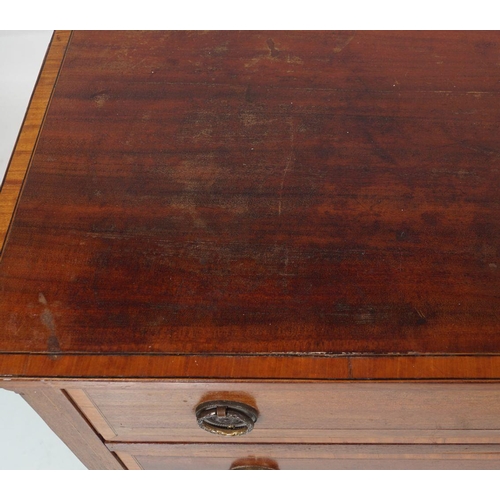 341 - PAIR EDWARDIAN MAHOGANY & INLAID CHESTS