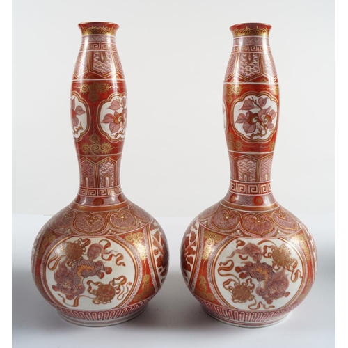 342 - PAIR OF 19TH-CENTURY JAPANESE IMARI VASES