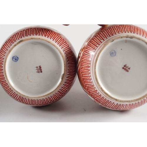 342 - PAIR OF 19TH-CENTURY JAPANESE IMARI VASES