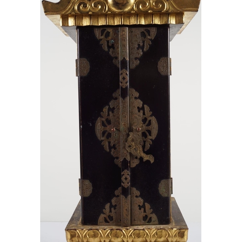 350 - 19TH-CENTURY JAPANESE LACQUERED SHRINE CABINET