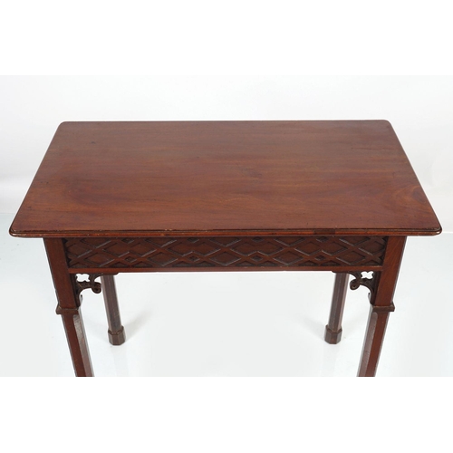 395 - 18TH-CENTURY MAHOGANY SIDE TABLE