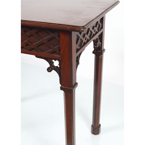 395 - 18TH-CENTURY MAHOGANY SIDE TABLE