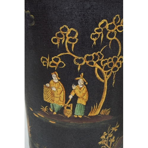 543 - PAIR OF CHINESE TOLEWARE TEA CADDIES