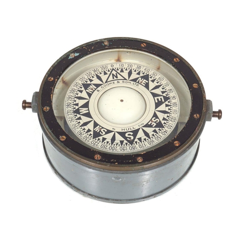 567 - ANTIQUE SHIP'S COMPASS