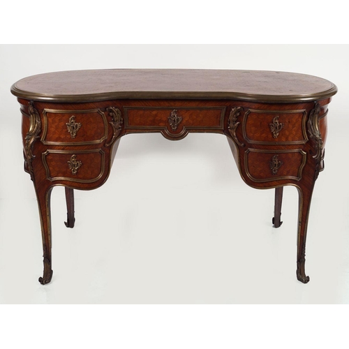 79 - 19TH-CENTURY LOUIS XV KINGWOOD DESK