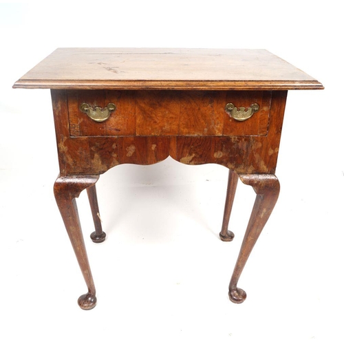 439 - 18TH-CENTURY WALNUT & INLAID LOWBOY