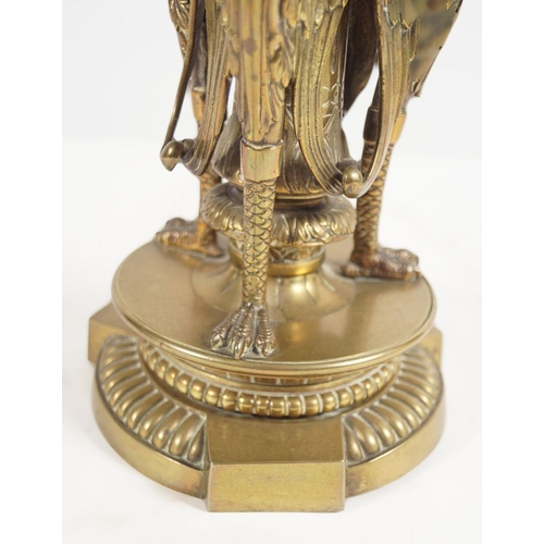 15 - 19TH-CENTURY BRASS TABLE LAMP