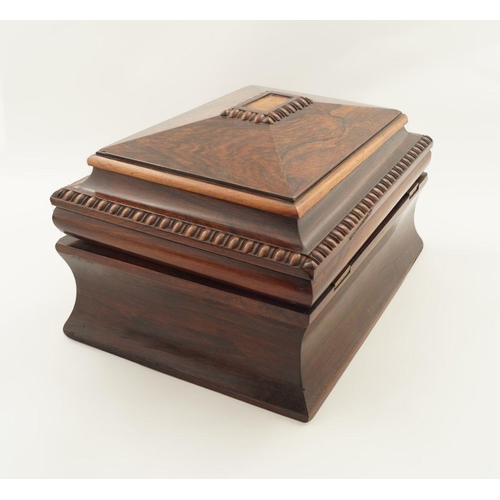 20 - WILLIAM IV ROSEWOOD STATIONERY BOX