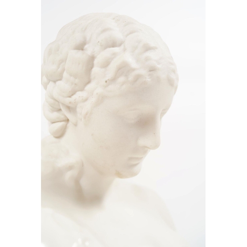 22 - 2ND PERIOD BELLEEK BUST OF CLYTIE 1891-1926