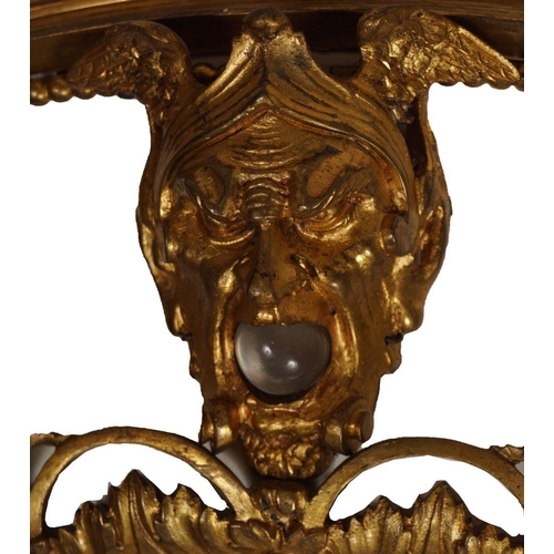 28 - EDWARDIAN ORMOLU & CUT GLASS LIGHT FITTING