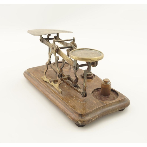 40 - BRASS POSTAL SCALES