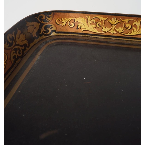 6 - 19TH-CENTURY LACQUERED COFFEE TABLE