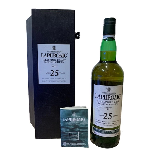 1037 - LAPHROAIG 25 YEAR OLD SINGLE MALT SCOTCH WHISKEY