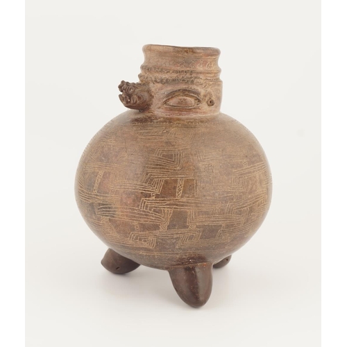 105 - PRE-COLUMBIAN EARTHENWARE VASE