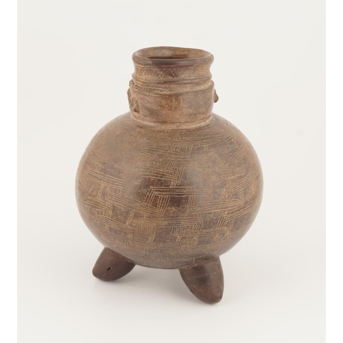 105 - PRE-COLUMBIAN EARTHENWARE VASE