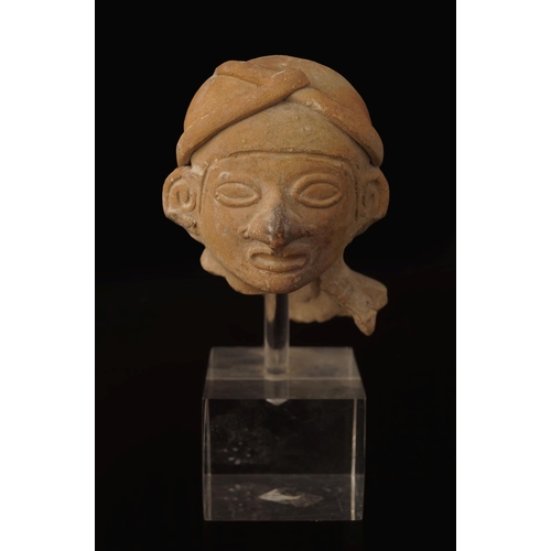 108 - PRE-COLUMBIAN FRAGMENTARY TERRACOTTA BUST