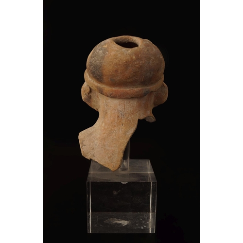 108 - PRE-COLUMBIAN FRAGMENTARY TERRACOTTA BUST