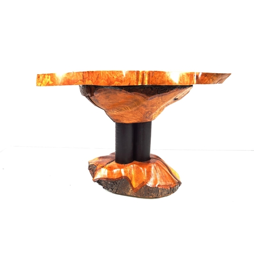 146 - IRISH BESPOKE TREE LOG AND RESIN TABLE