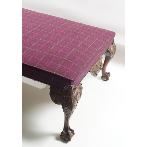 2 - LARGE DUBLIN UPHOLSTERED STOOL