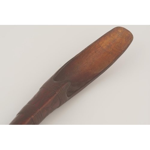 42 - LATE 19TH-CENTURY ETHIOPIAN CARVED HORN SPOON