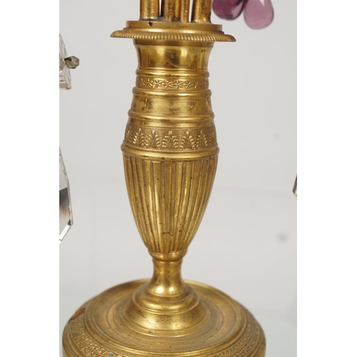 8 - PAIR OF ORMOLU & MARBLE TABLE LAMPS