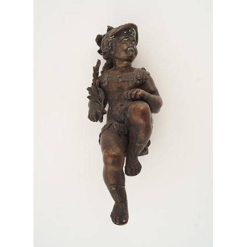 9 - 19TH-CENTURY BRONZE PUTTO