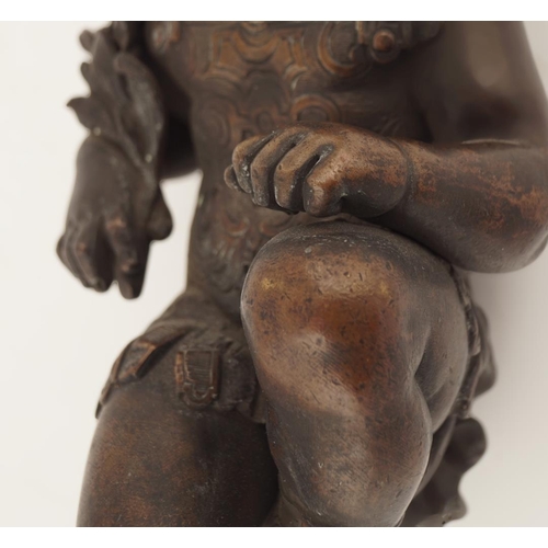 9 - 19TH-CENTURY BRONZE PUTTO