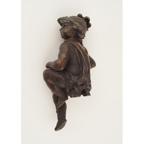 9 - 19TH-CENTURY BRONZE PUTTO