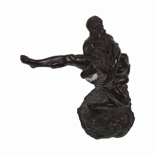 98 - MID-20TH-CENTURY BRONZE SCULPTURE