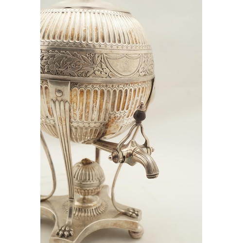 1155 - LATE 18TH-CENTURY DANISH SILVER TEA URN