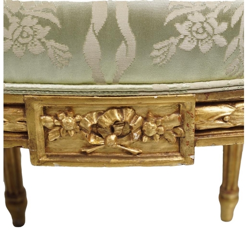 15 - SET OF 4 19TH-CENTURY LOUIS XV STYLE GILT CHAIRS