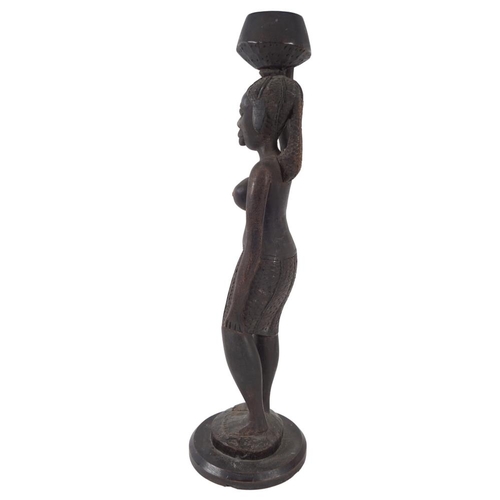 16 - EARLY AFRICAN CARVED WOOD FIGURE