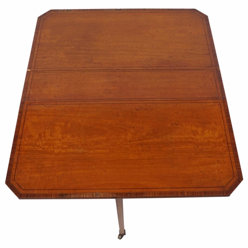 18 - EDWARDIAN SATINWOOD SUTHERLAND TABLE