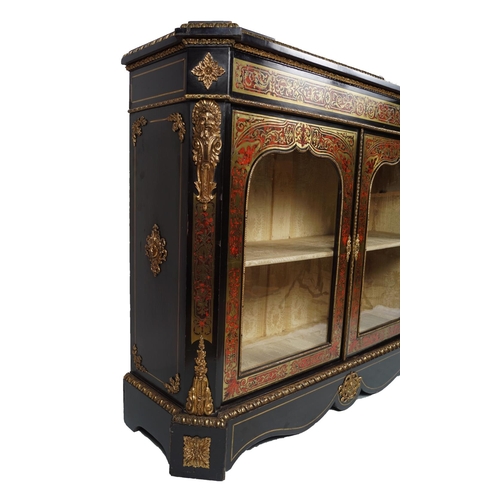 22 - 19TH-CENTURY ORMOLU-MOUNTED BOULLE SIDE CABINET