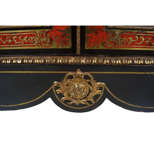 22 - 19TH-CENTURY ORMOLU-MOUNTED BOULLE SIDE CABINET