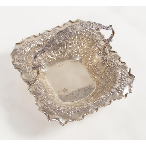 221 - SILVER CAKE BASKET