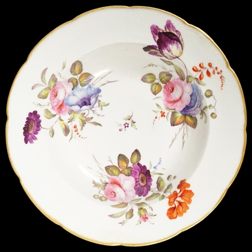 230 - 4 18TH-CENTURY DERBY DESSERT DISHES