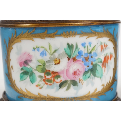 236 - PR 19TH-CENTURY SEVRES & ORMOLU JARDINIERES