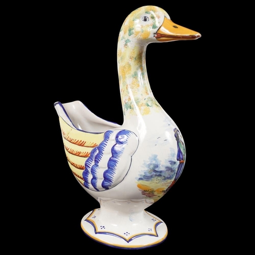 238 - 19TH-CENTURY FRENCH QUIMPER DUCK