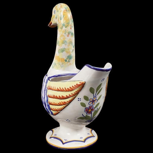 238 - 19TH-CENTURY FRENCH QUIMPER DUCK