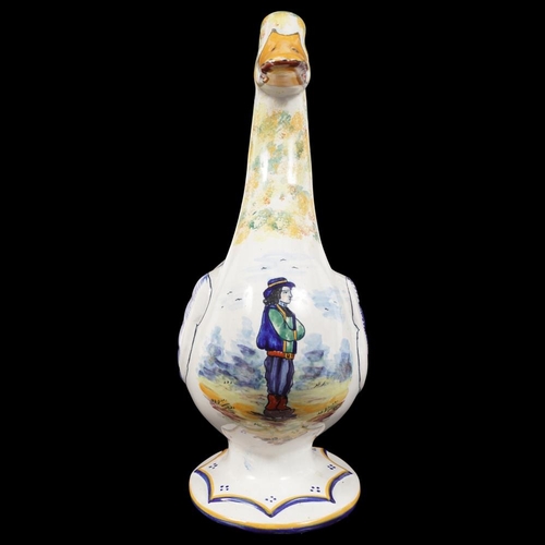 238 - 19TH-CENTURY FRENCH QUIMPER DUCK